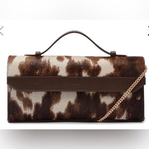 Suede Animal Print Crossbody Bag with Chain Strap – Arezzo